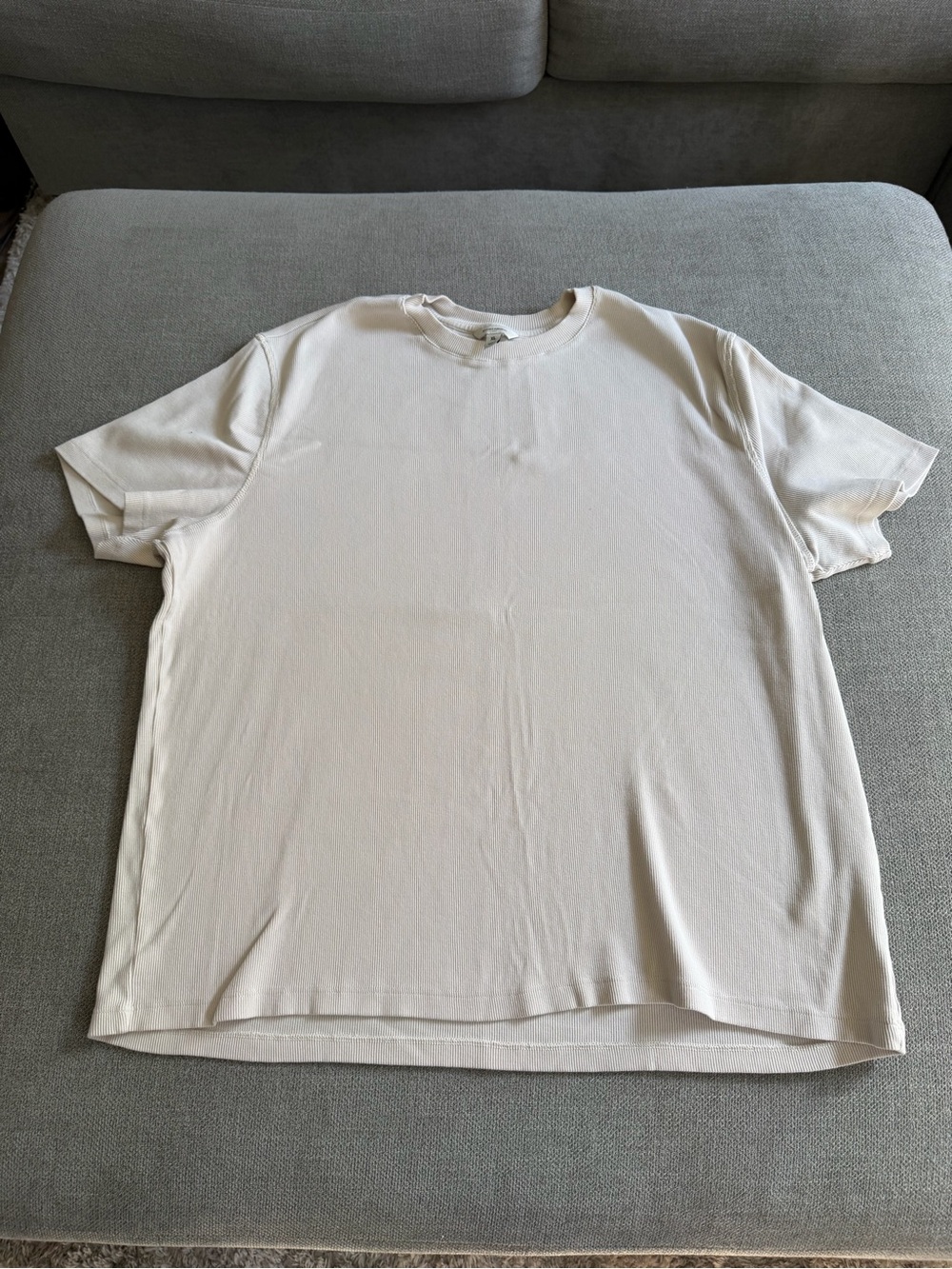 Banana Republic Men's Classic Crew Neck T-Shirt - Cream/ Off White